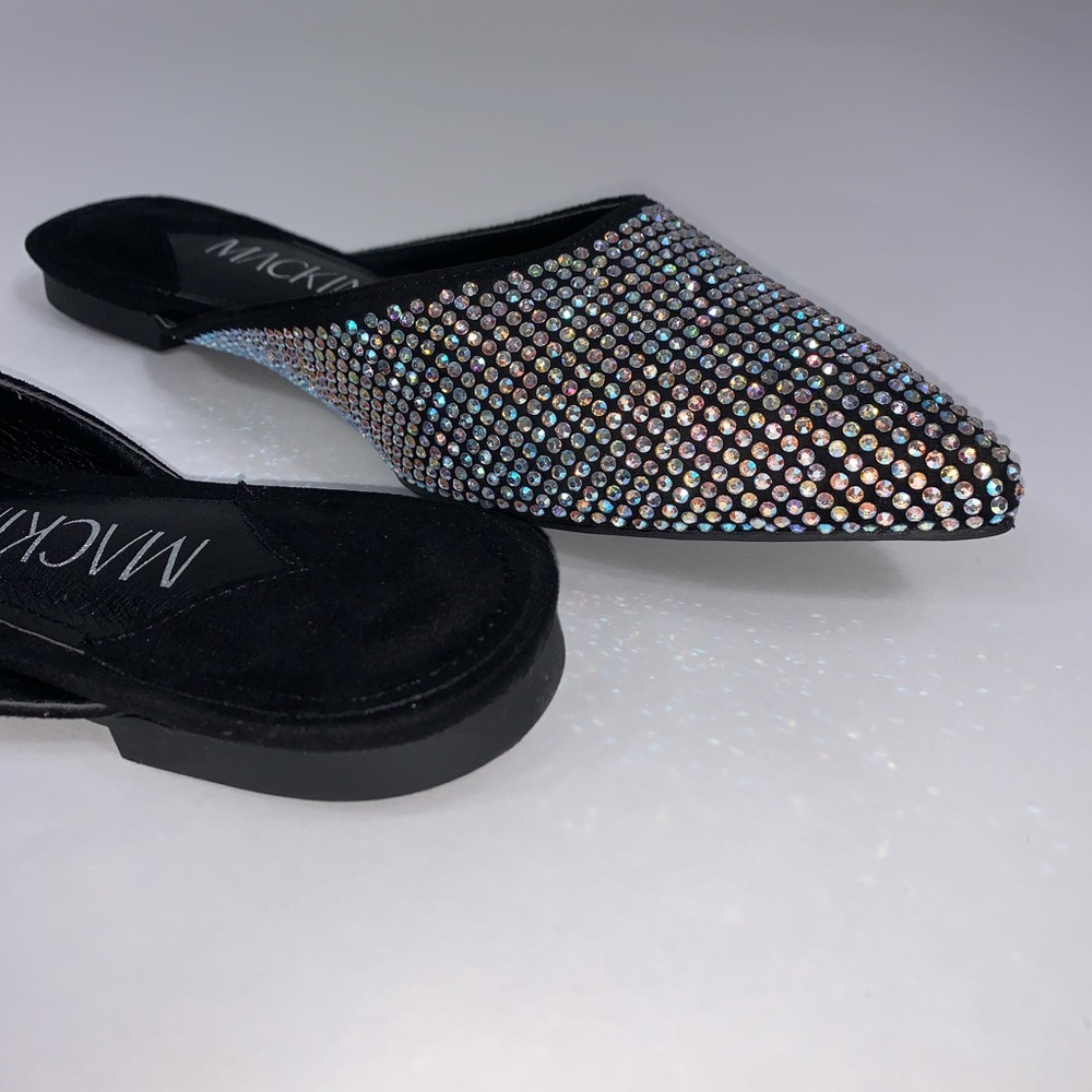 RESTOCKED!! Studded Flat Pointed Mules - Picture 2 of 3